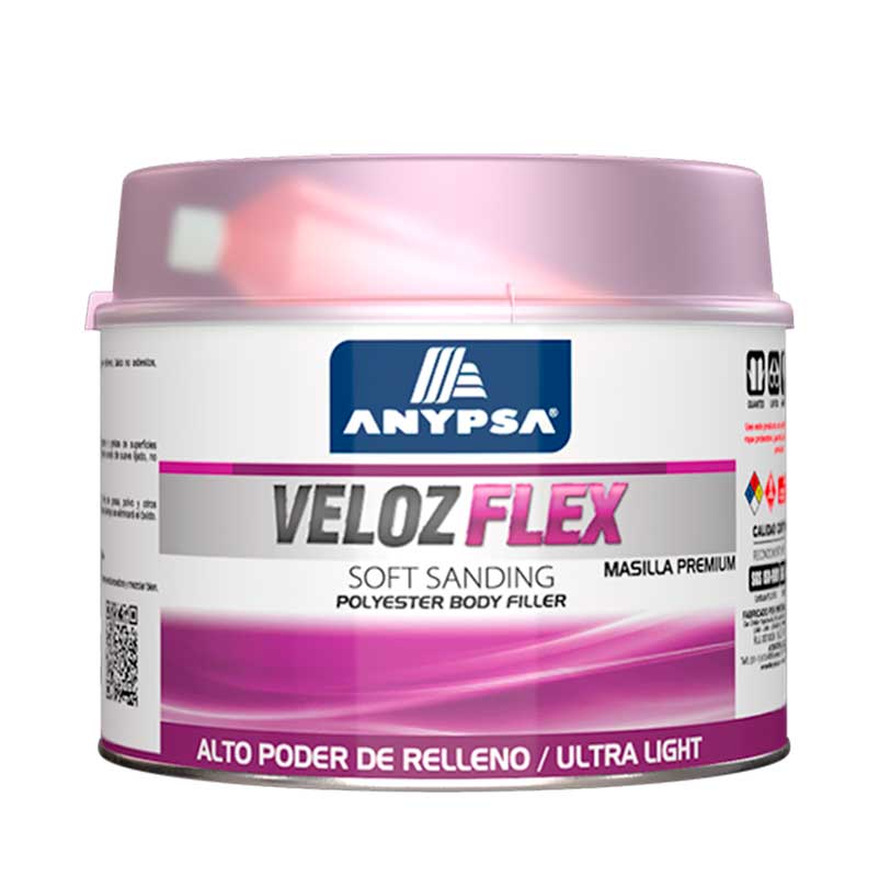 Masilla Alto Poder de Relleno Velozflex 530gr Anypsa